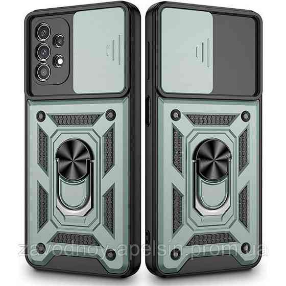 Samsung A53 A536 Противоударный чехол Hybrid (кольцо + шторка) Одесса