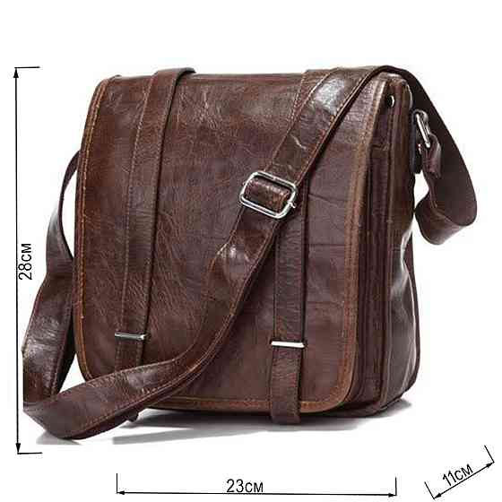 Сумка чоловіча Vintage 14093 Коричнева Київ