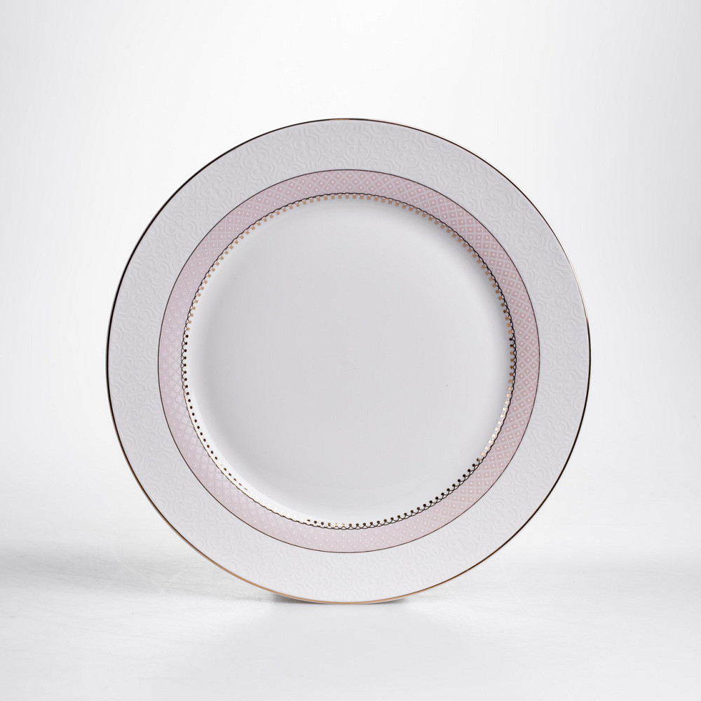 Столовий сервіз на 6 персон 24 предмети порцеляновий HP-HK-A12 Бежевий Коломия - фото 4