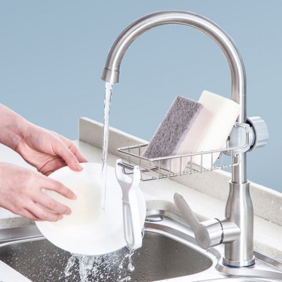 Подвесной держатель с креплением за кран для губок и мыла Винница - изображение 3