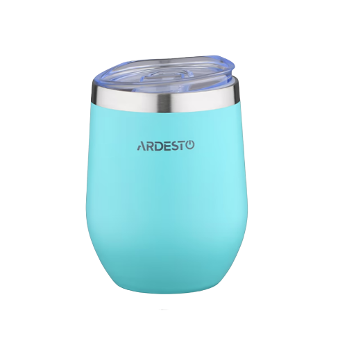 Термочашка 350мл нержавеющая сталь синий Compact Mug Ardesto AR2635MMS Житомир