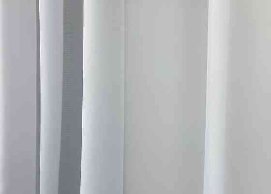 Кухонный тюль арка с ламбрекеном VR-Textil № 025к желтый с белым 280х170 см (52-1218) Киев