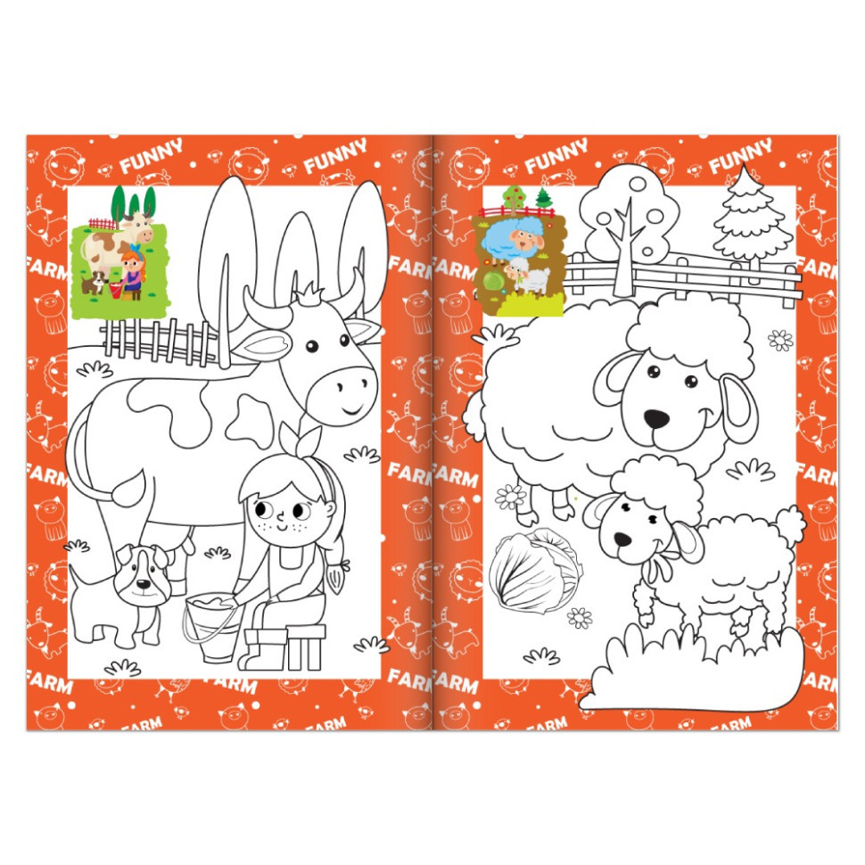 Книжка раскраска 