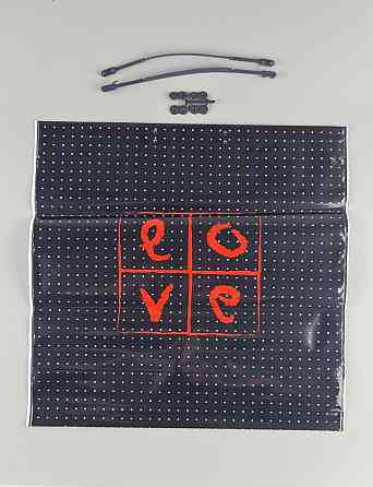 Полиэтиленовый пакет (40х40) с пластиковой ручкой 