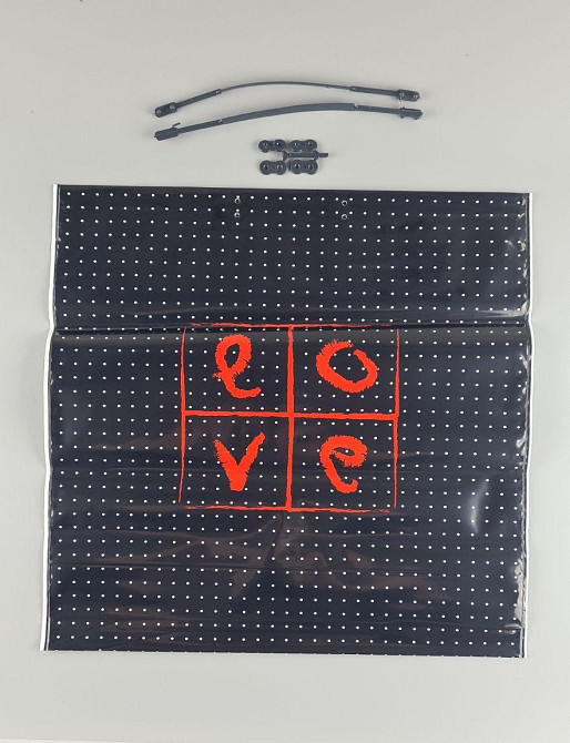 Полиэтиленовый пакет (40х40) с пластиковой ручкой 