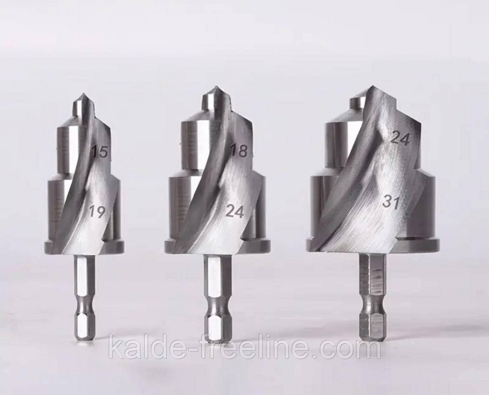 Набор фрез для полипропиленовых соединений d20, 25, 32 мм Харьков - изображение 1