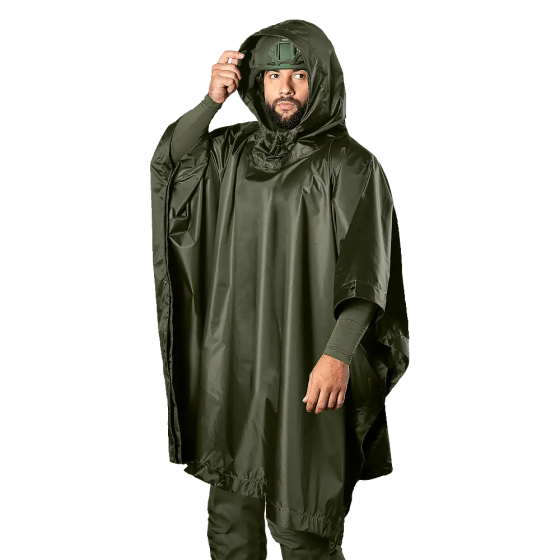 Дождевик-пончо Pilgrim 2.0 Rip-Stop Оливковый Винница