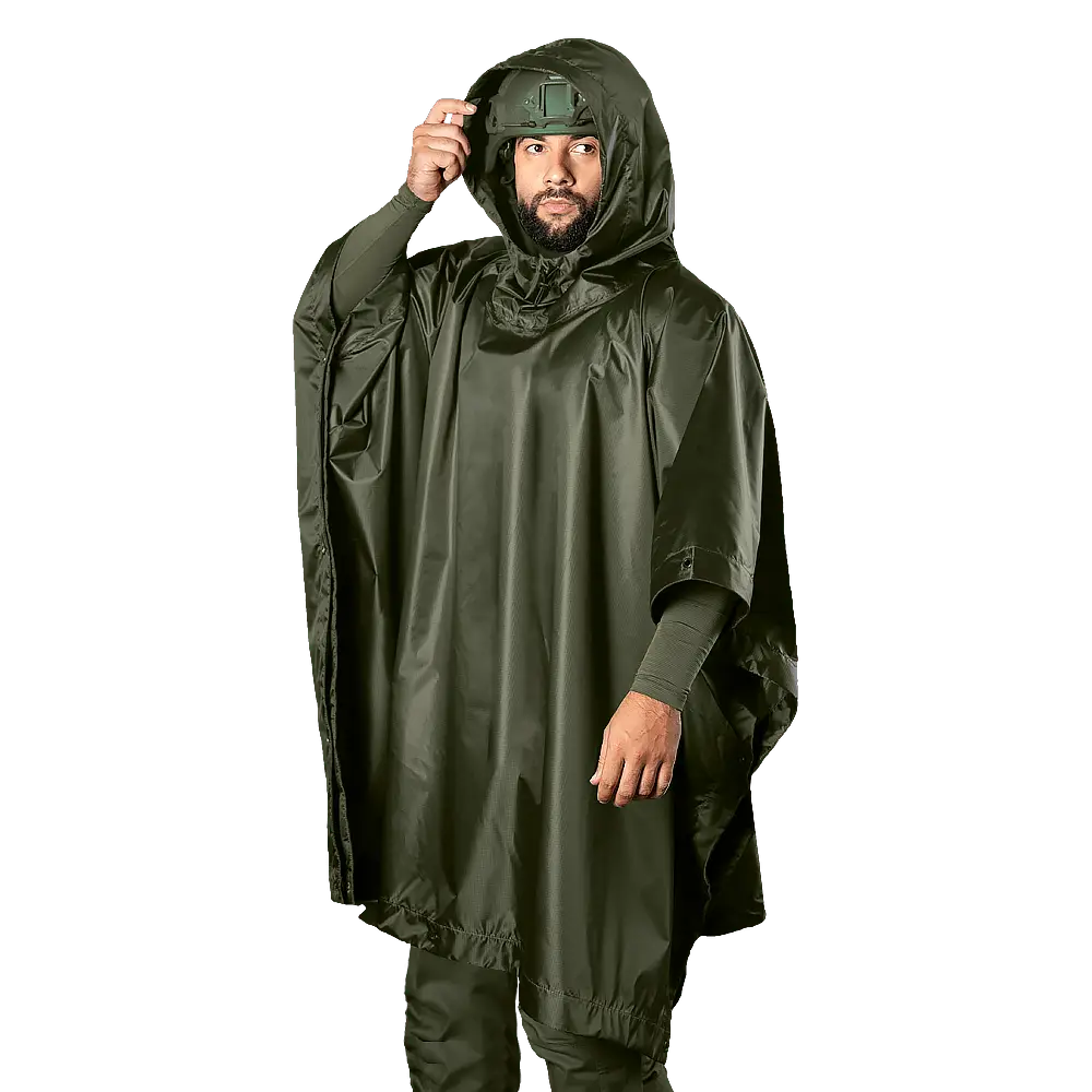 Дождевик-пончо Pilgrim 2.0 Rip-Stop Оливковый Винница - изображение 1