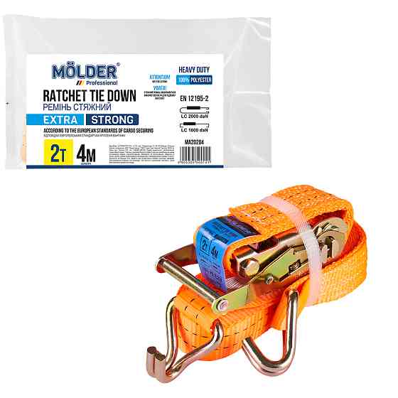 Стяжний ремінь Molder 2т, 4м Львів