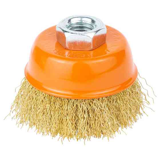 Grad Щетка проволочная чашеобразная Ø65мм М14×2мм (латунированная) GRAD (9033065) Коломия