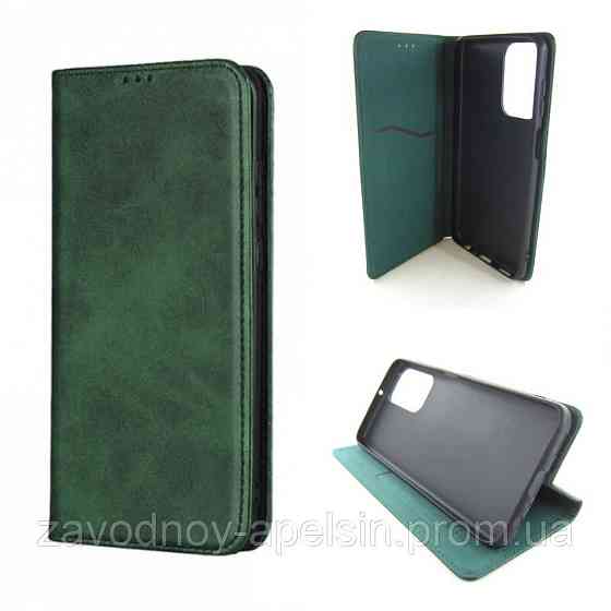 Чохол книжка Samsung M23 M235 M236 Шкіряний (зелений) Одеса