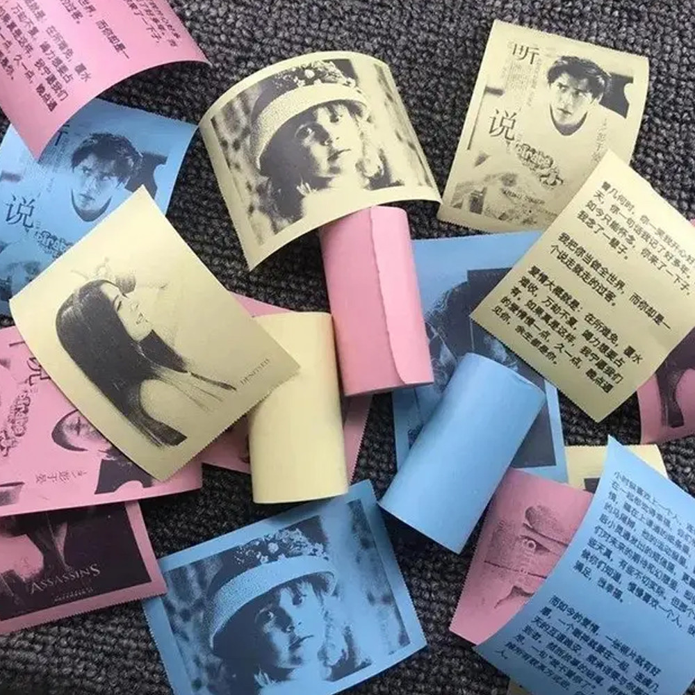 Самоклеючий термопапір для міні-принтера (57x25мм) 3 кольори / Набір кольорового паперу для термопринтера Київ - фото 8