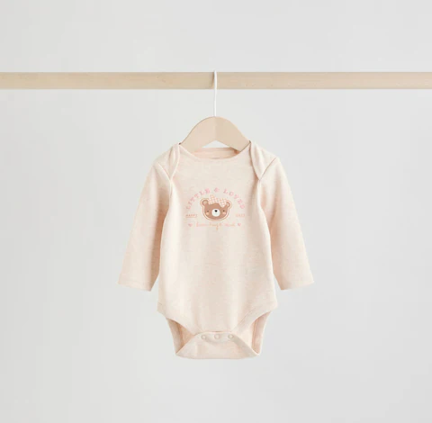 Детские боди с длинным рукавом 5 штук на 9-12 месяцев Розовый Киев - изображение 7