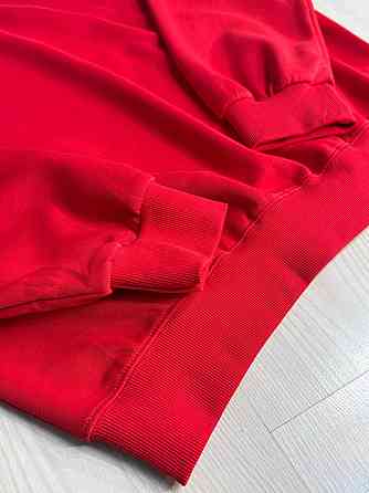 Свитшот женский A-N 30070-1 базовый оверсайз однотонный, красный, one size Киев