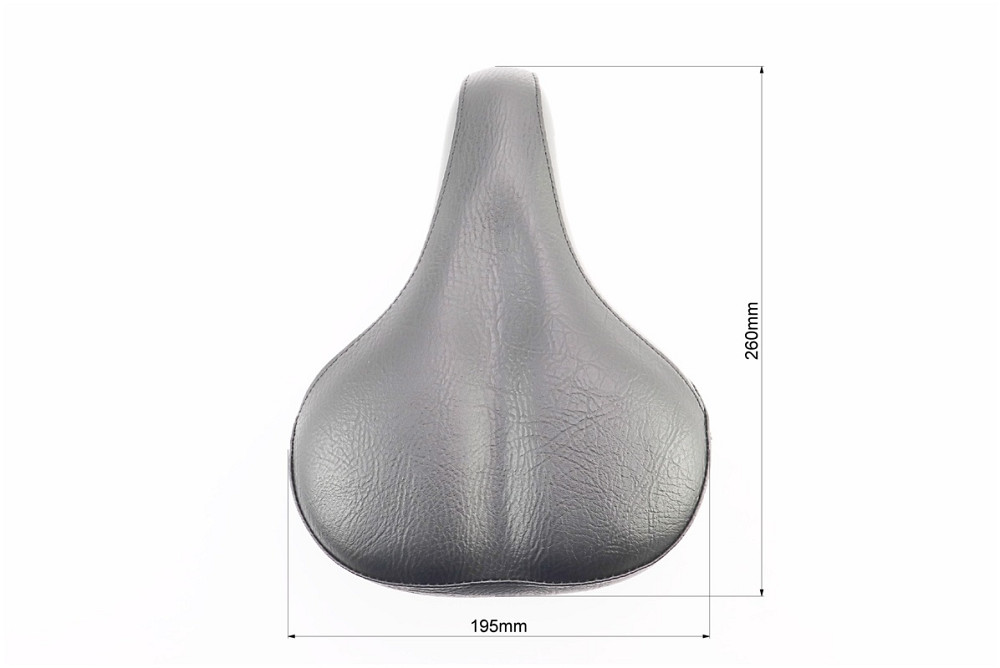 Сидіння ХВЗ 260x195мм, чорно-сіре GS-809B11D Київ - фото 3