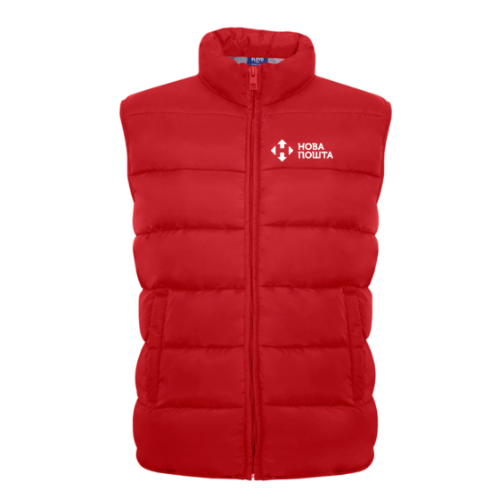 Нейлоновий жилет «Нова Пошта» з логотипом (корпоративний одяг) L Чернівці