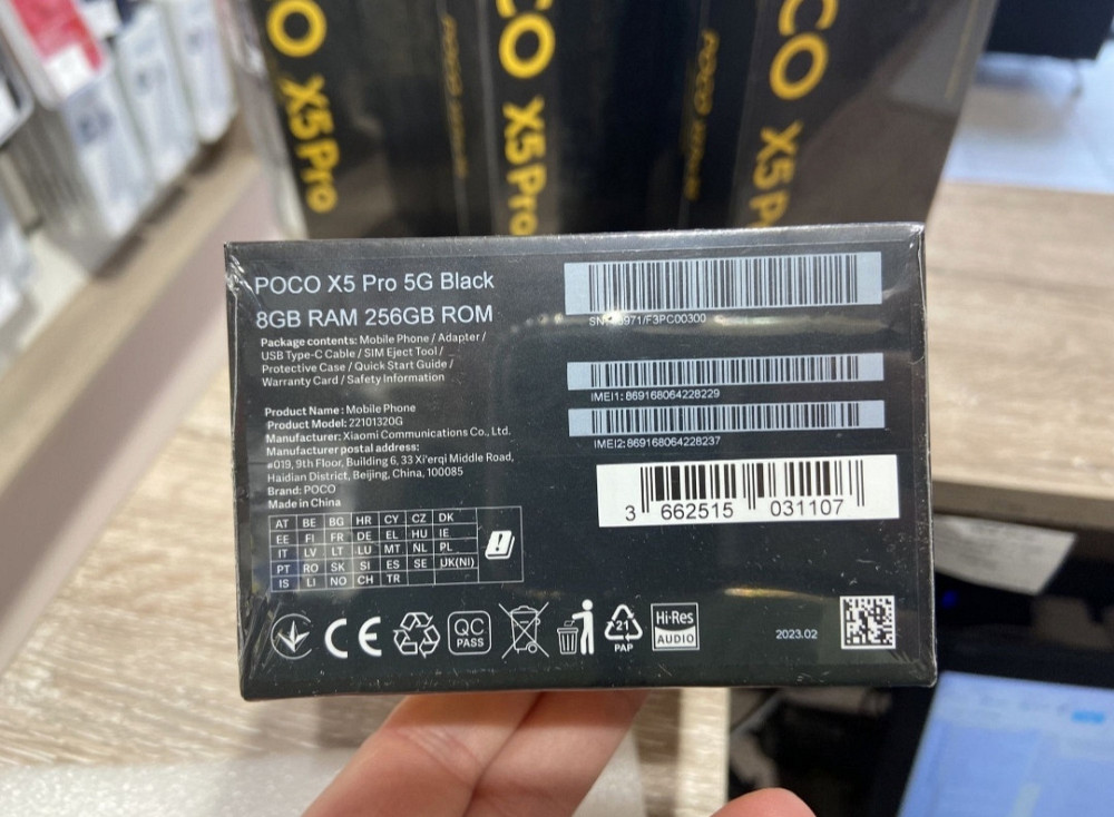 POCO X5 Pro 5G 8/256 Black Новые Киев - изображение 2