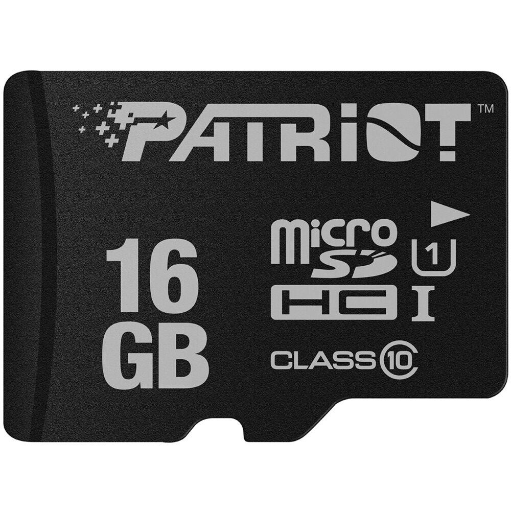 Карта пам'яті microSDHC (UHS-1) Patriot LX Series 16Gb class 10 Київ - фото 1