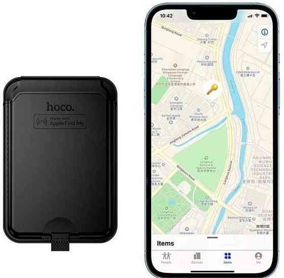 Трекер-картхолдер HOCO E91I Apple Find My, Перезаряжаемый, Магнитный. Харьков