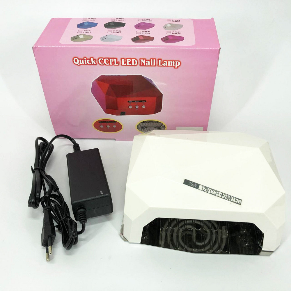 Лед лампа для гель лака UV LAMP CCF+LED, Сушилка обычного ногтей, Профессиональная сушка для гель лака YC-29 Львов - изображение 2