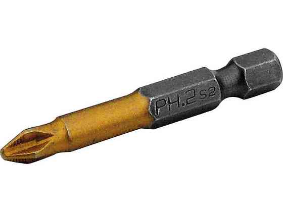 Насадки отвертки РН1*50 мм, S2, 10шт 10-01-511 с титан. покрытием ТМ GRANITE Solmir Киев