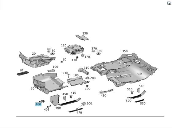 Mercedes-Benz  A1666920314 Пластиковий тримач до лівої стійки 'A' внутрішній ML/GLE W166 GL/GLS X166 GLE Coupe C292 Одеса