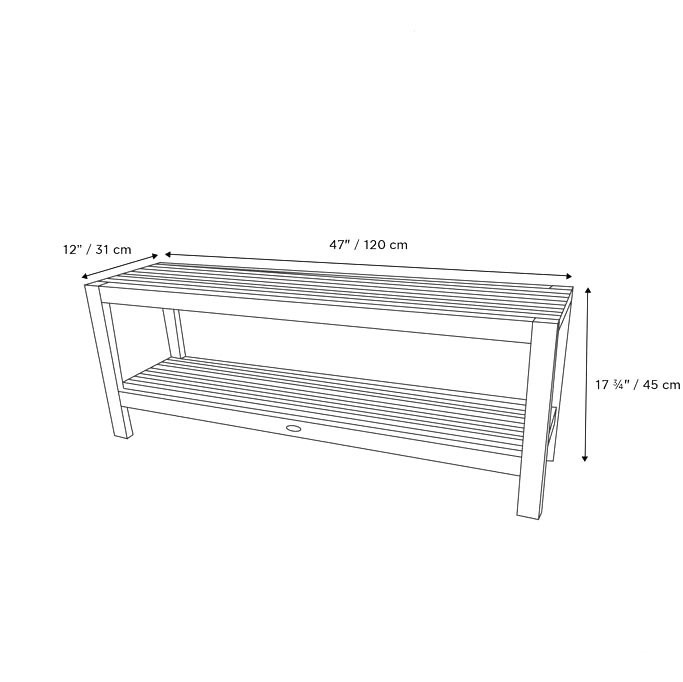 Лавка для ванной 