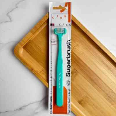 Детская зубная щетка Dr. Barman's Superbrush (Dentaco AG), 9603210000, тристороння (від 0-6 років), бірюзова (8.121/6) Винница
