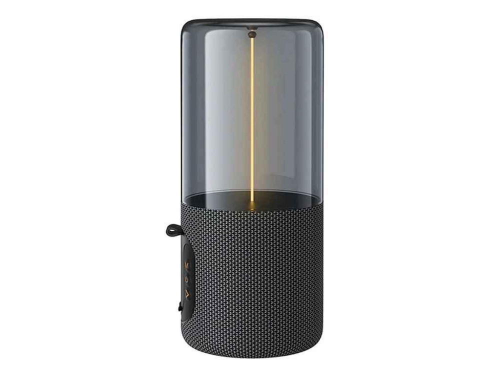 Портативна колонка BS64 5W/BT5.4/AUX/microSD/FM/1200mAh 8.5x8.5x19см сіра ТМ HOCO Київ - фото 1