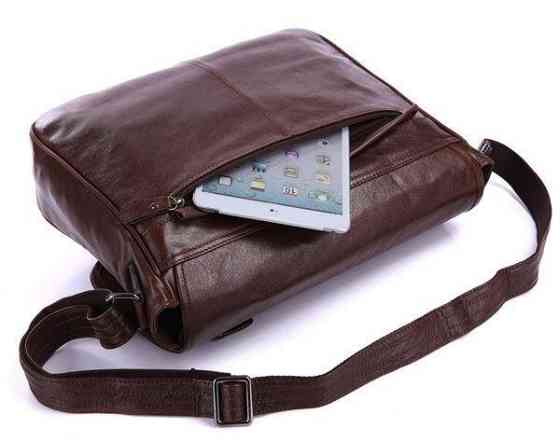 Сумка мужская Vintage 14089 под формат А4 Коричневая Киев