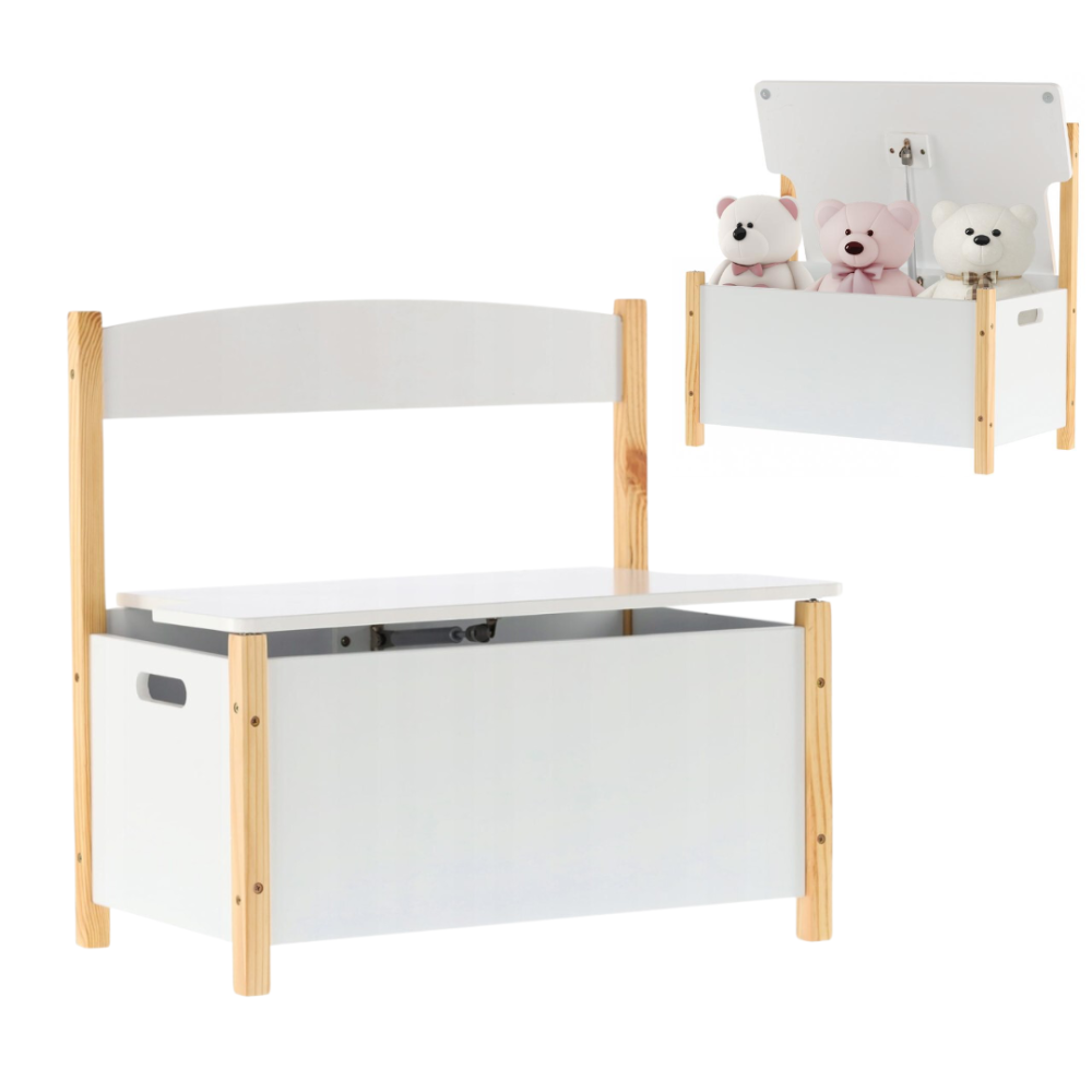 Лавка Chomik DAISY дитяча зі скринею для зберігання іграшок Київ - фото 7