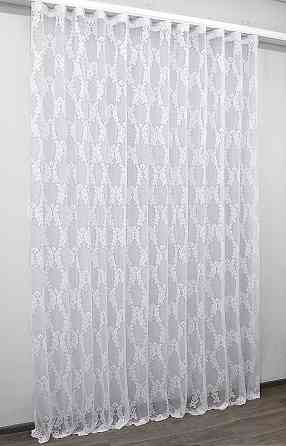 Тюль VR-Textil 716т Жакард Білий 300х270 см (40-980) Київ
