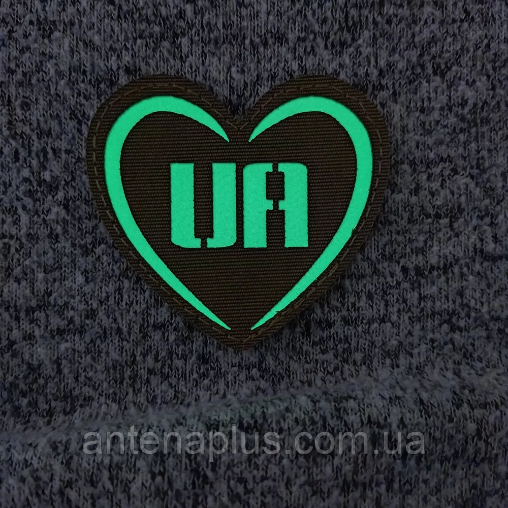 Люблю Украину UA Laser Cut черный патч / шеврон Киев - изображение 2