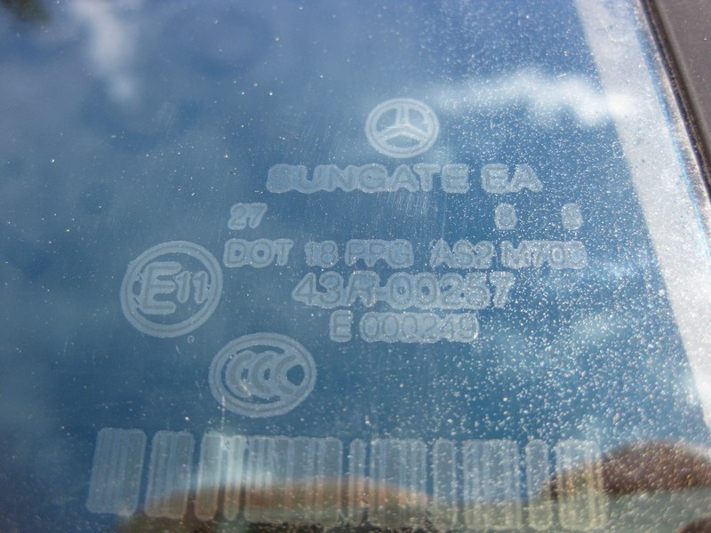 Mercedes-Benz  A2217300820 43R-00257 Глуха кватирка триплекс-подвійна задніх правих дверей S-Class W221 Одеса - фото 3