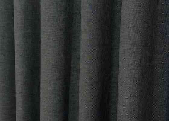Шторна тканина льон фактурний легкий, колекція “ALORA-TON” колір графітовий 1872ш Київ