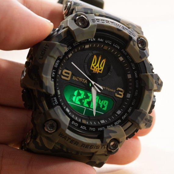 Чоловічий наручний годинник Besta United (Камуфляж) Вінниця - фото 4