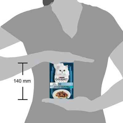 Влажный корм для кошек Purina Gourmet Perle с Океанической рыбой, Тунцом в подливе 85 г (8445291188099) Винница