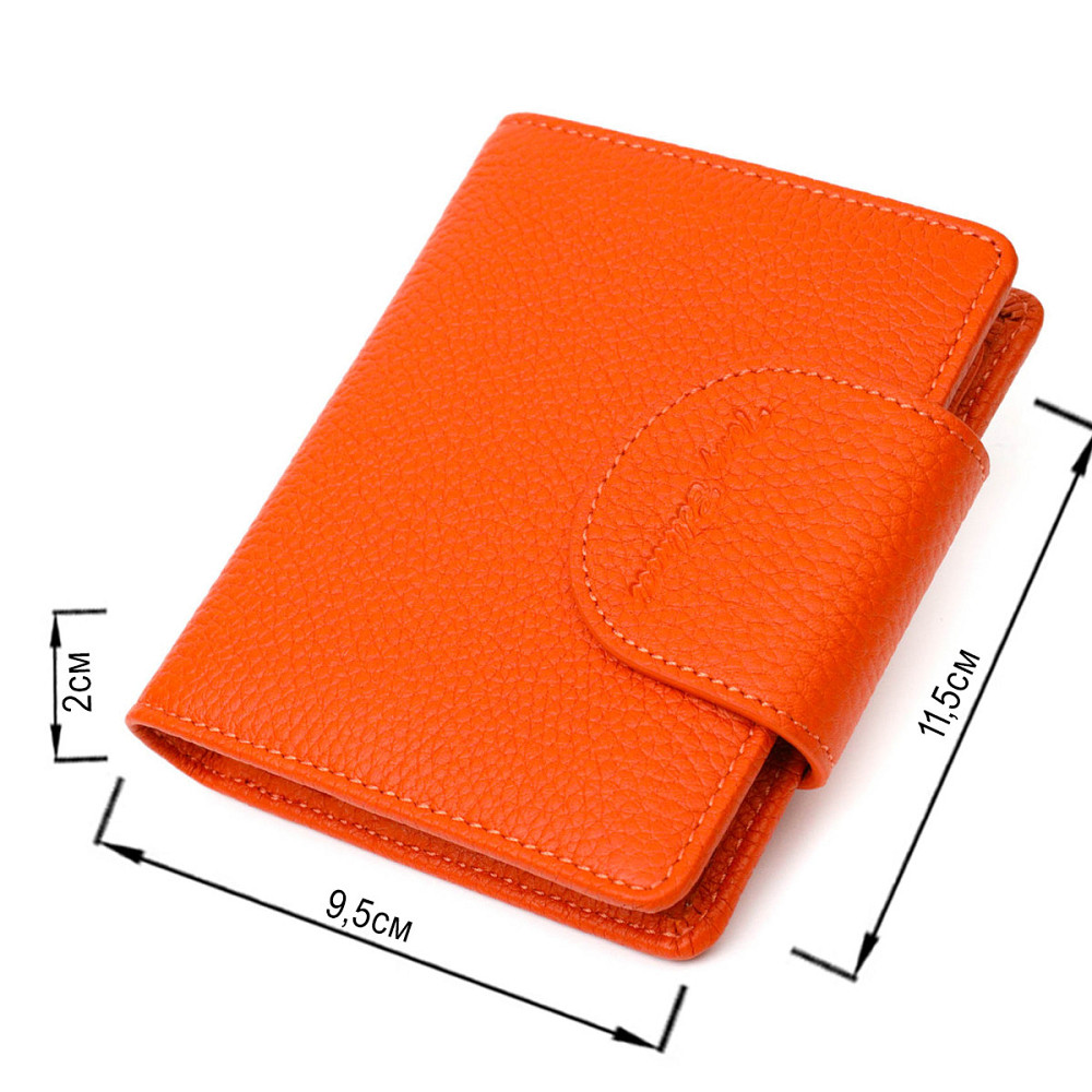 Неповторимый женский кошелек из натуральной кожи Tony Bellucci 22064 Оранжевый Киев - изображение 3