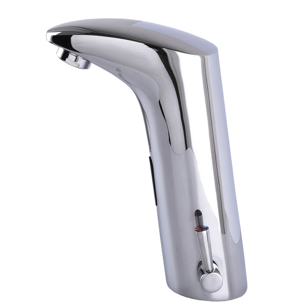 Змішувач сенсорний для умивальника HOTEC 19.114-DC/AC (220V/6V) з трансформатором,латунний Hot/Cold Тернопіль - фото 2