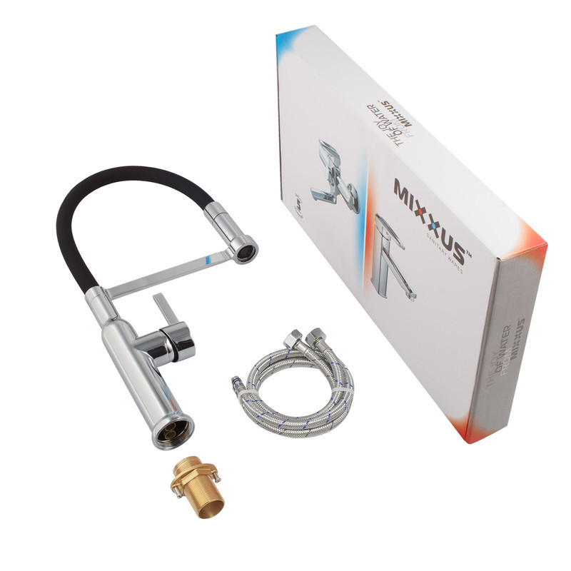 Змішувач для кухні MIXXUS PREMIUM PULL 017 REFL.BLACK (MI8277) ( 15522 ) Харків - фото 8