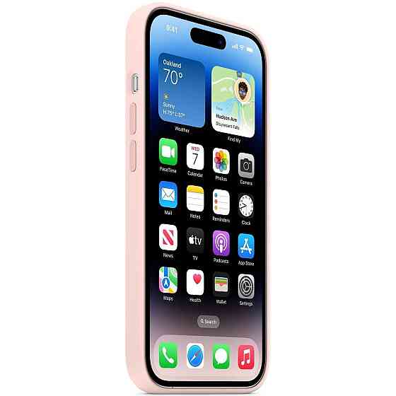 Чохол-накладка Apple Silicone Case with MagSafe для Apple iPhone 14 Pro Chalk Pink (MPTH3) ( 17860 ) Харків