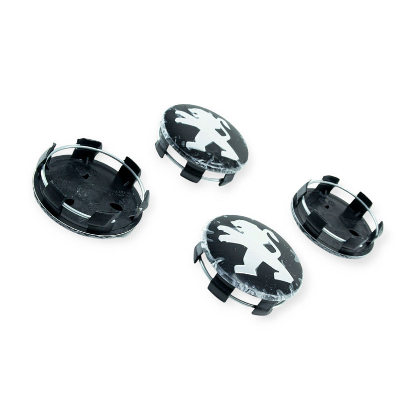 Ковпачок-заглушка диска Пежо 55/60 мм чорний (к-кт 4 шт) Мукачево - фото 1