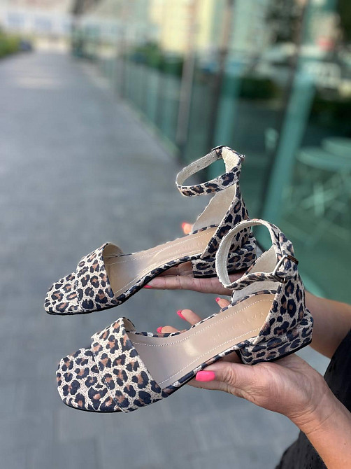 KATI SHOES Босоніжки жіночі леопардові світлі KATI SHOES 231, натуральна шкіра / Шкіряні босоні Коломыя - изображение 8