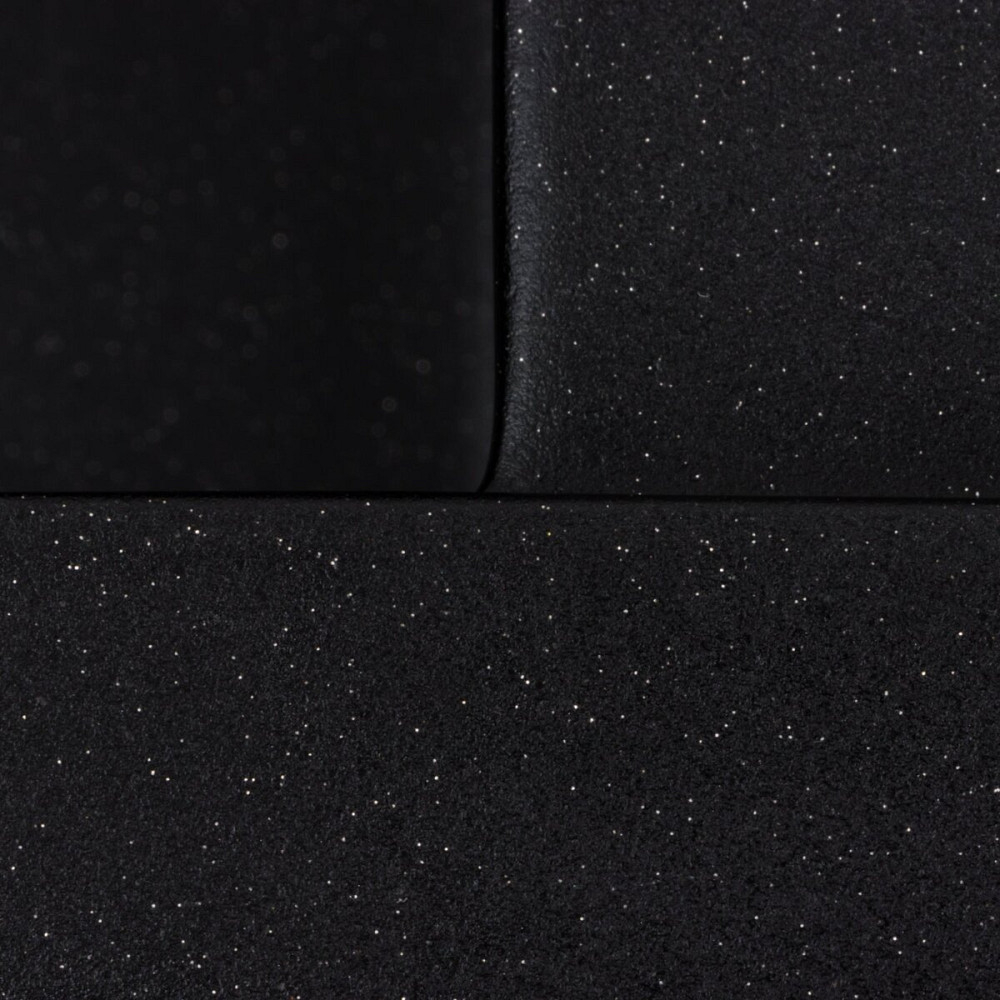 PLATINUM Гранітна мийка для кухні Platinum 9651 ATLAS матовий Чорний металік Київ - фото 7