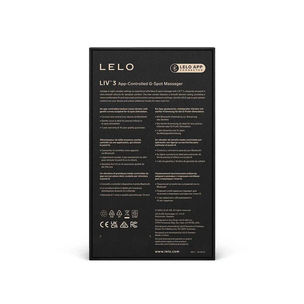 Вібратор LELO Liv 3 Plum Sex Aura Київ - фото 4