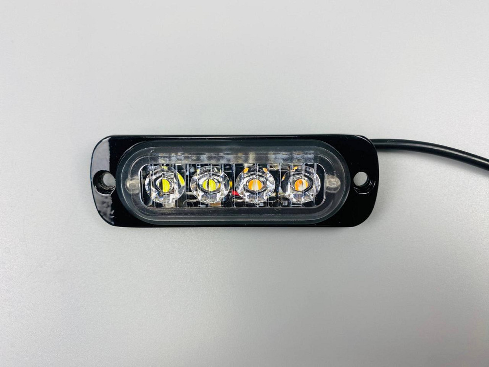 Стробоскоп автомобільний, Аварійні попереджувальні вогні для транспортних засобів LED 12В/24В (4 Led діодів) Мукачево - фото 6