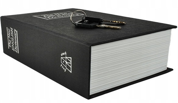 Сейф металевий у вигляді книги з 2 ключами 18х11.5 см Malatec (6148) Нововолинськ - фото 2