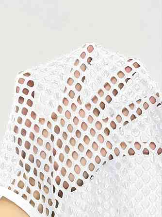 Майка в сетку женская М белый Киев