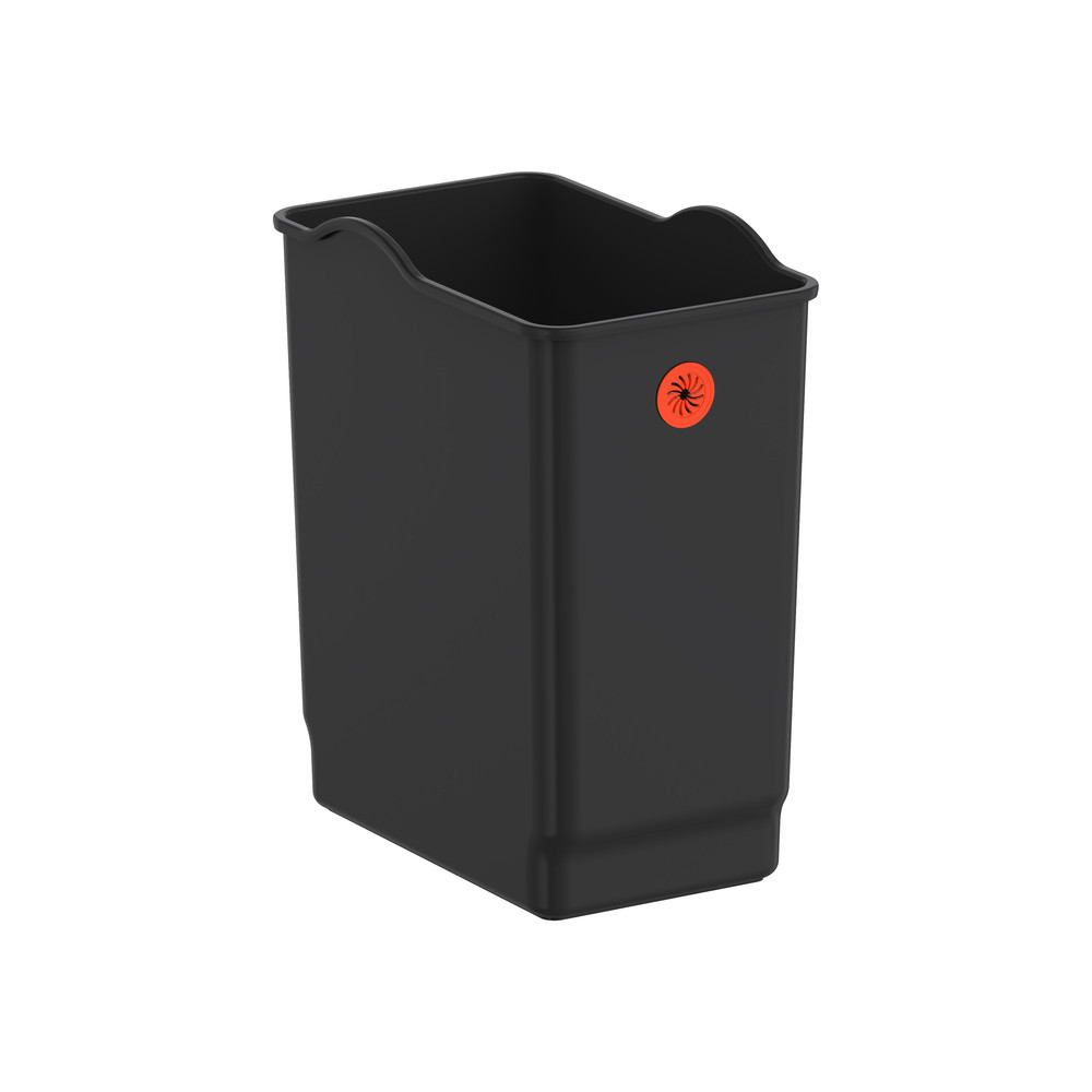 Відро для сміття з плавним закриттям прямокутне Koer TC-010108-05 8 л колір чорний (KR5593) Київ - фото 6