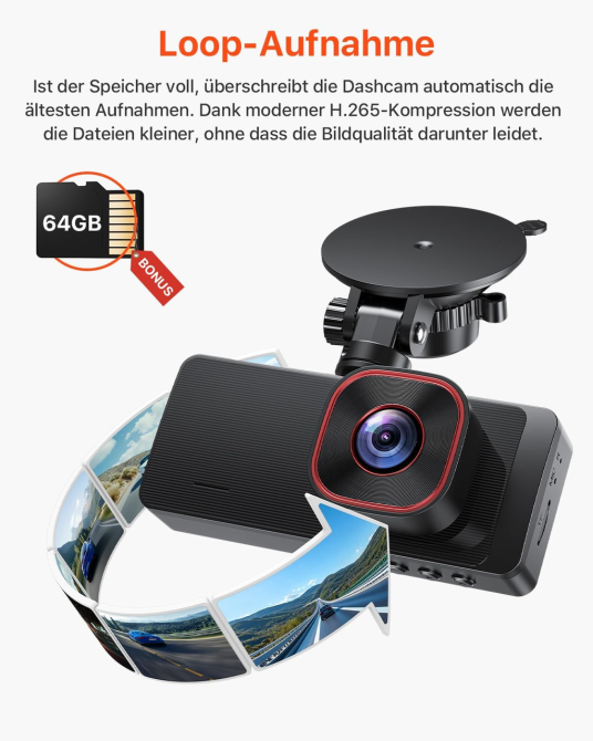 Видеорегистратор Bestsee M22PRO 3 камеры 2.5K+1080P+1080P, 64 ГБ, WDR, Wi-Fi, G-сенсор, парковка 24/7 Киев - изображение 7